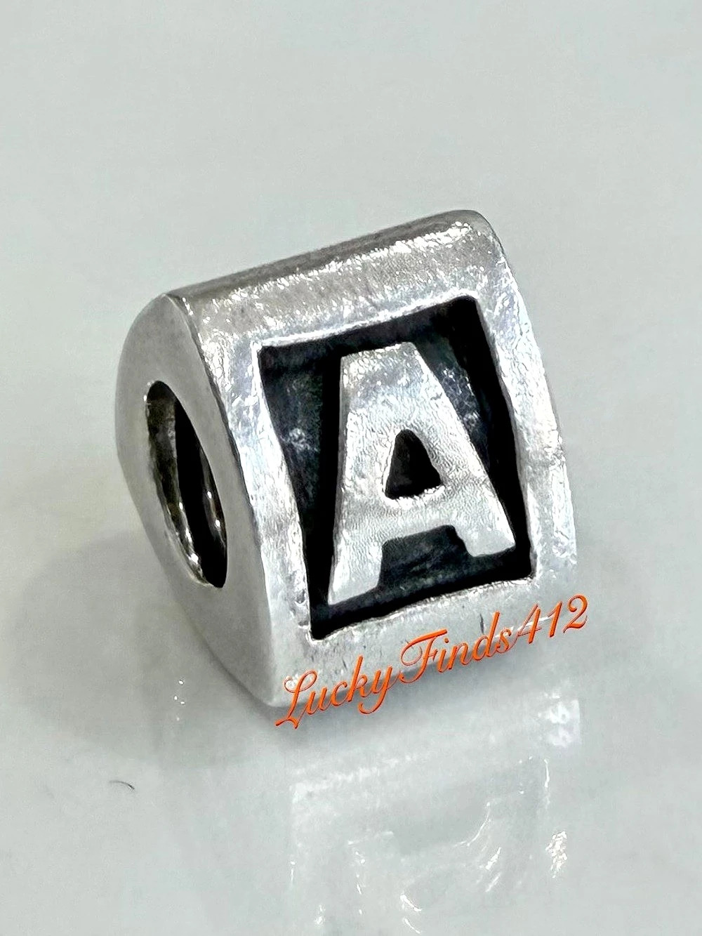 Authentic Pandora Letter A Charm Retired Pandora Alpha A Charm